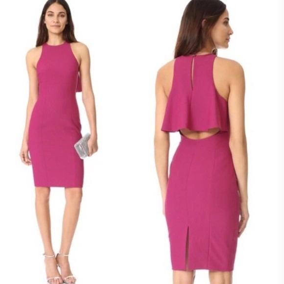 cinq a sept Dresses & Skirts - Cinq a sept Magenta Sheath Pencil Dress makenna orchid cocktail party size 2